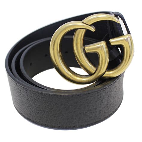 black gucci leather belt|authentic black gucci belt.